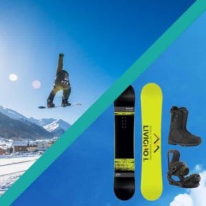 livigno services prodotto pacchetto noleggio snowboard standard lezioni